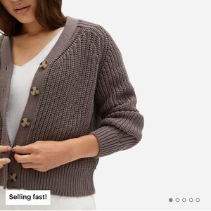 Everlane Texture cotton Cardigan (small)